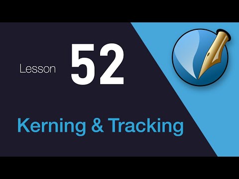 52) Kerning and Tracking in Scribus