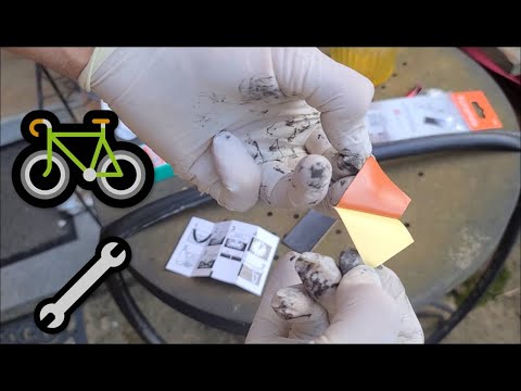 🚲 Tire repair with sealant and PROPHETE repair kit 🧷Road bike repair kit