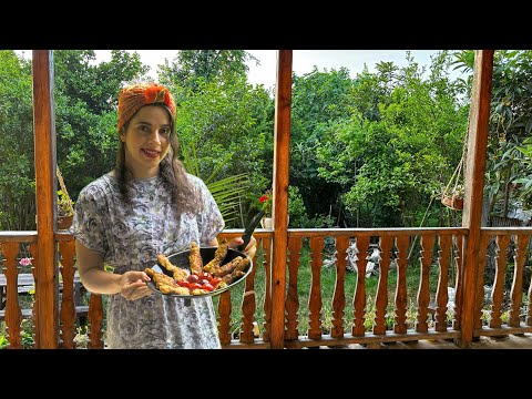IRAN Village Life | Cooking Chicken schnitzel - Easy, Quick and Delicious