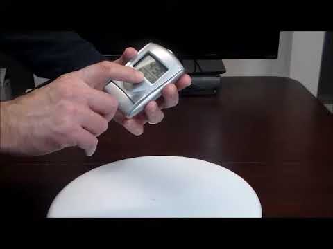 Equity by La Crosse Folding Travel Alarm Clock with Programmable Nap Timer