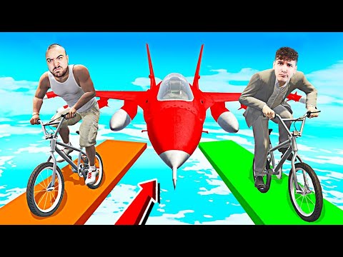BICIKLA PROTIV AVIONA CHALLENGE U GTA 5! :O