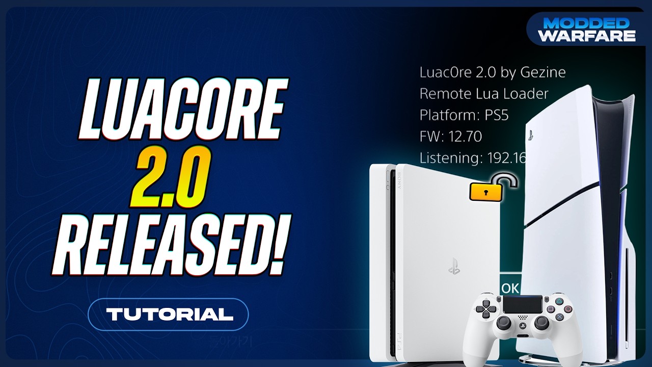 Luac0re 2.0B Released with 12.70 PS5 Support!