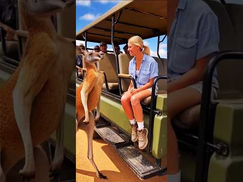 No One Expecting this From Kangaroo 😨 #shorts #kangaroo #kangaroolife #animalshorts #animalattack