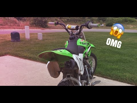 (Pit Bike Build) PT. 1 Installing ProTaper se Handlebars