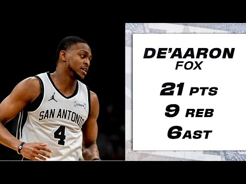 De'Aaron Fox Does a Little Bit of Everything in Win vs. Boston!