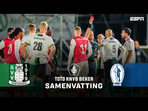 Een RODE KAART en bloedstollende PENALTY’S!👀 | Samenvatting SVV Scheveningen - USV Hercules