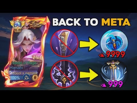 GOODBYE OLD BUILD‼️ THIS NEW BUILD AND EMBLEM WILL MAKE HANABI META AGAIN🔥 | HANABI BEST BUILD 2025!