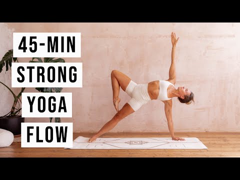 45-MIN STRONG YOGA | Vinyasa Level 2-3 | CAT MEFFAN