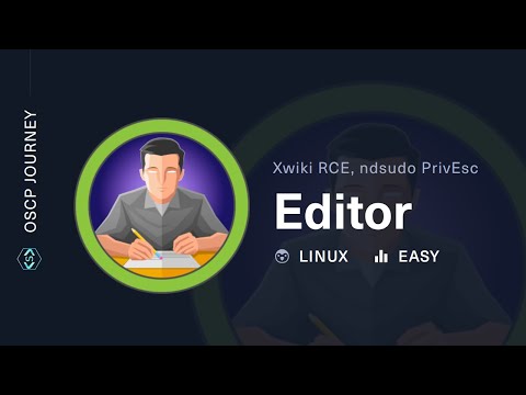 HackTheBox – Editor Walkthrough | xwiki, ndsudo