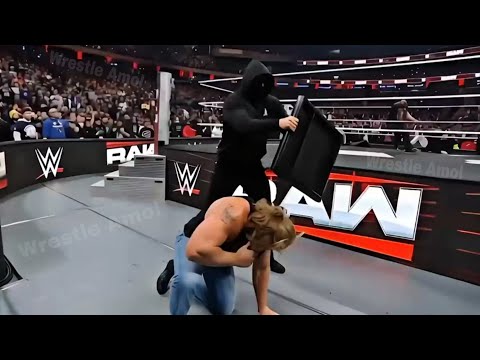 WWE Raw 9 February 2026 Mystery Attacker Destroys Brock Lesnar Masked Man WWE Raw 2026 Highlights 