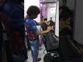 Girl HEADSHAVING In Men S Salon