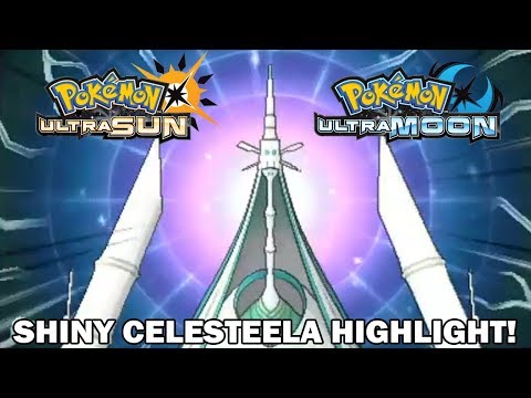 SHINY CELESTEELA REACTION! - Pokemon Ultra Sun and Ultra Moon