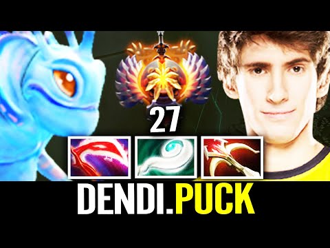 DENDI Puck [FULL GAMEPLAY] - Pro Midlane Guide | Dota 2 IMMORTAL GAMEPLAY