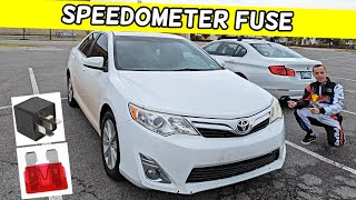 TOYOTA CAMRY SPEEDOMETER FUSE LOCATION, SPEEDOMETER DOES NOT WORK FUSE 2012 2013 2014