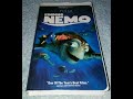Opening To Finding Nemo 2003 VHS