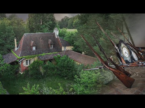 Заброшенный дом французского жандарма: коллекция редкого оружия