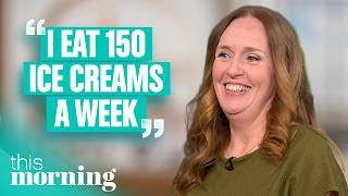 Meet the Woman Who Eats 150 Ice Creams a Week for a Living | This Morning
