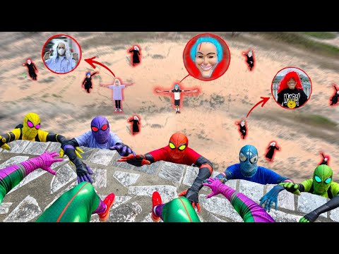What If 6 Spider-Man Bros Meets All SERBIAN Dancing Lady || What Should We Do Now...? ( Action POV )