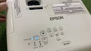 Repair epson projector by enter Service