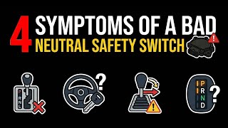 4 SYMPTOMS OF A BAD NEUTRAL SAFETY SWITCH