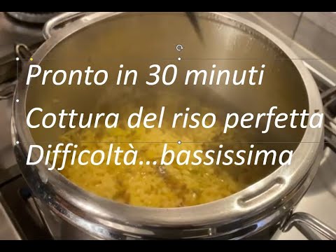 🍚Risotto allo zafferano in pentola a pressione🫕: perfetto e veloce in 30 minuti⏱‼️
