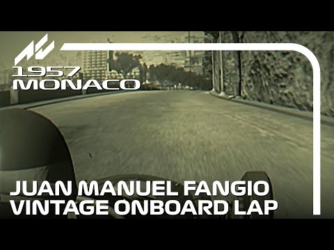 VINTAGE ONBOARD | Juan Manuel Fangio at Monaco 1957 | #assettocorsa