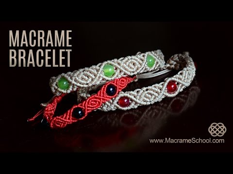 Spiral Macrame Patterns DIY Macrame Spiral Bracelets