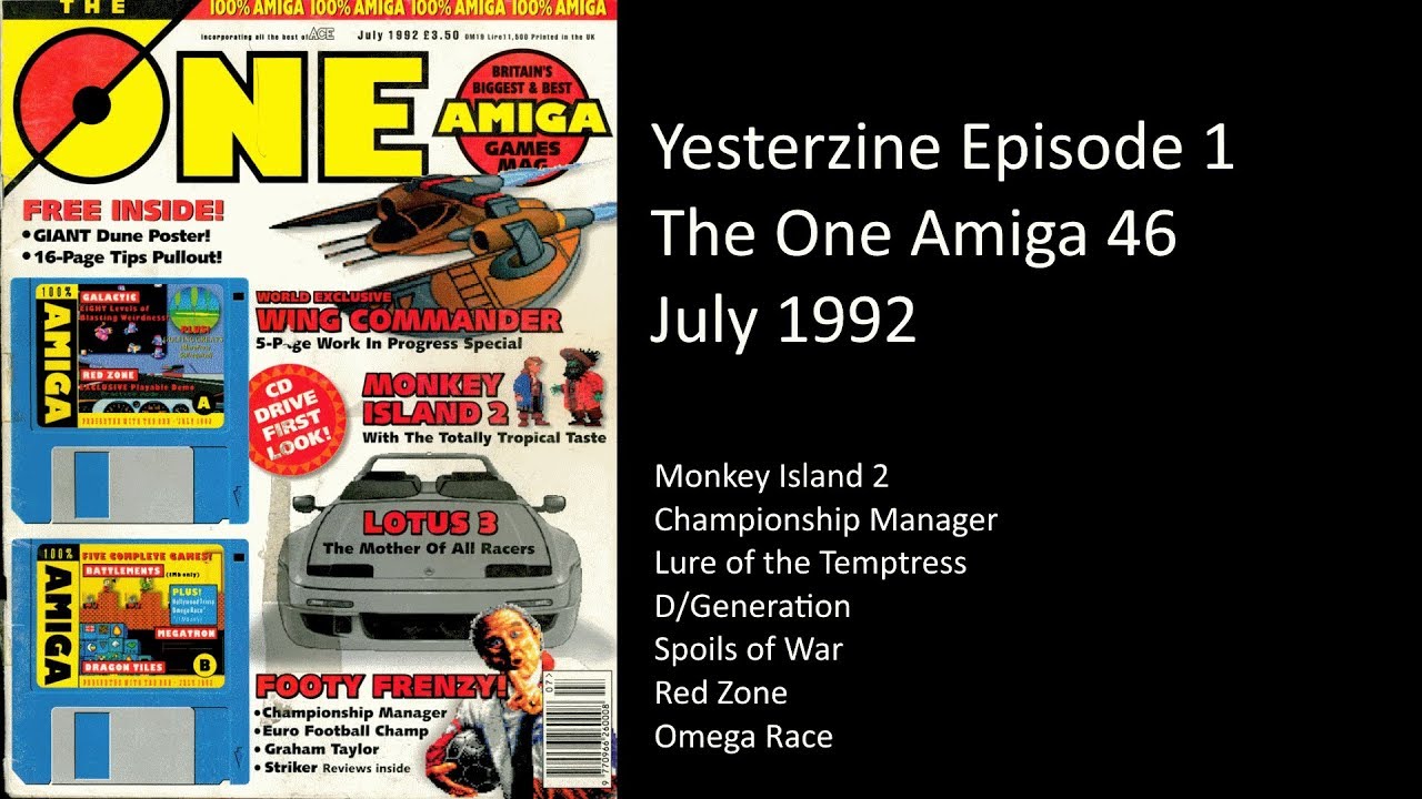 Yesterzine Episode 1 : The One Amiga Issue 46 - 