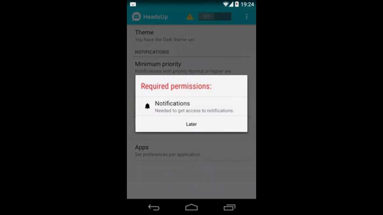 HeadsUp v1.0 - Android app - YouTube