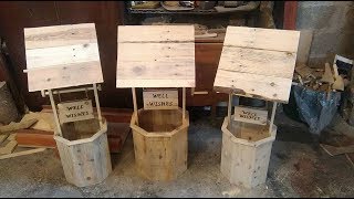 Pallet wood Wishing Well