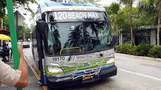 Riding Miami-Dade Transit Metrobus 120, Downtown Miami to South Beach