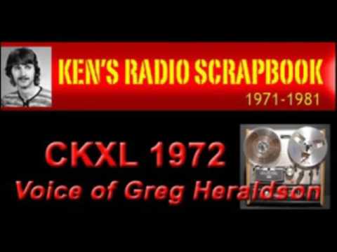 1140 CKXL Greg Heraldson, Calgary Alberta - 1972 ARCHIVED RADIO