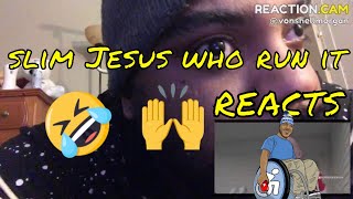 Slim Jesus Who Run It (G Herbo Remix)  - Official Music Video) (Handicap Reacts)