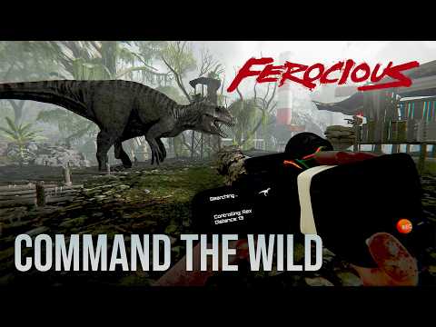 FEROCIOUS - Release Date Trailer | Dino Survival FPS