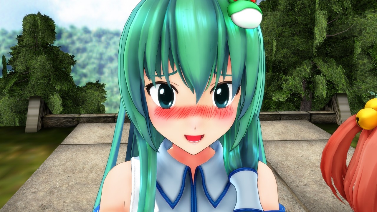 【東方MMD】真夏の昼の早苗さん