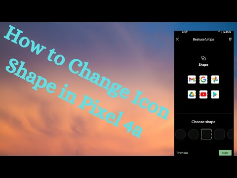 How to Change Icon Shape in Pixel 4a