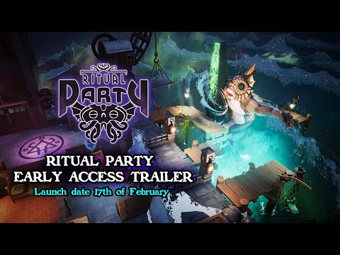 Ritual Party 制限時間内に儀式を成功させて,クトゥルフの神々を召喚せよ! 4人協力パーティゲーム「Ritual Party」,早期アクセス版をSteamでリリース