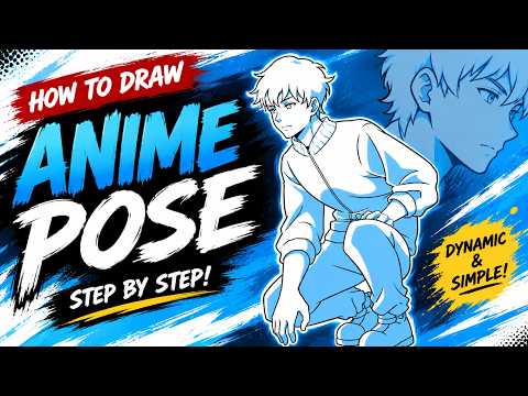 Anime Crouching Pose