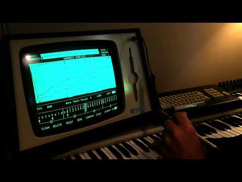 Fairlight IIx demo additive synthesis