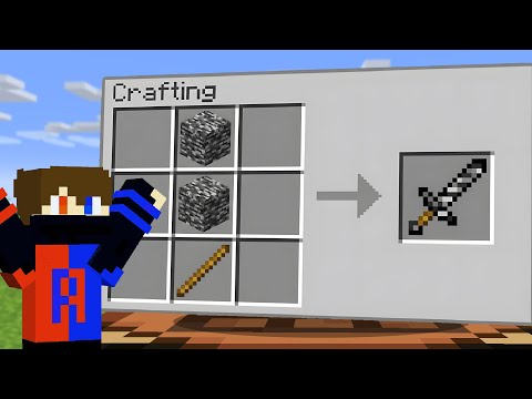 Minecraft, But Crafts Use Bedrock