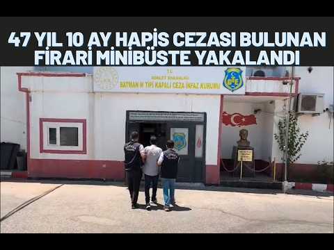 47 Yıl 10 Ay Hapis Cezası Bulunan Firari Minibüste Yakalandı