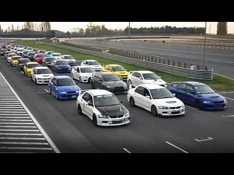 7th Lancer Evo Day 2021: 60+ Mitsubishi Lancer Evolutions invading Adria Raceway!