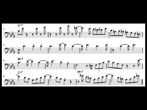 A Day in Vienna - Slide Hampton Trombone Solo Transcription