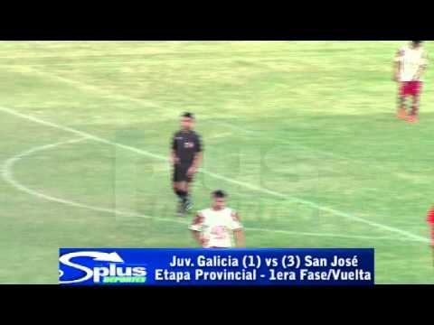 JUV. GALICIA (1) vs (3) SAN JOSÉ - ETAPA PROVINCIAL 1ERA FASE VUELTA 2014.