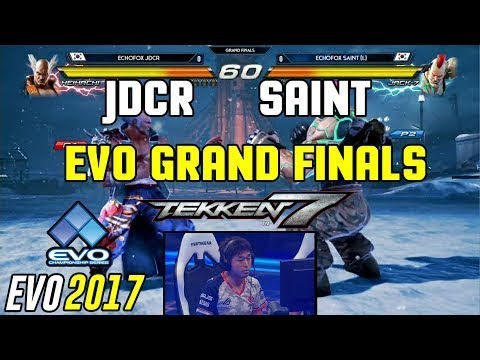 Tekken 7 Evo 2017 | GRAND FINAL | JDCR (Heihachi + Dragunov) vs SAINT (Jack-7)