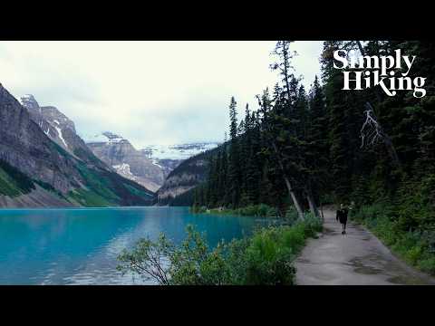 30 Minute Lake Louise Treadmill Walk | Canadian Rockies 4K Immersive Scenery