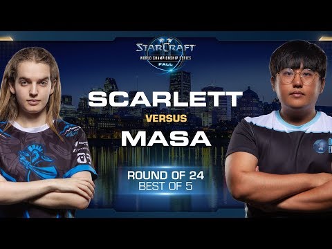 MaSa vs Scarlett TvZ - Round of 24 - WCS Fall 2019 - StarCraft II