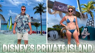 DISNEY WISH Castaway Cay Day! 🏝️ Private Island Tour, Adults Only Beach, Massage & Palo Review! 