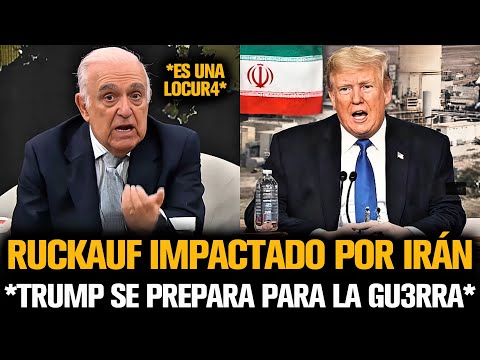 RUCKAUF IMPACTADO POR ANUNCIO DE TRUMP SOBRE LA GU3RRA EN IRÁN