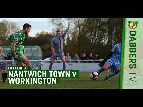 HIGHLIGHTS | Nantwich Town 0-0 Workington